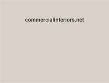Tablet Screenshot of commercialinteriors.net